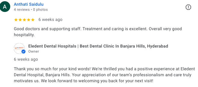 Patient testimonial