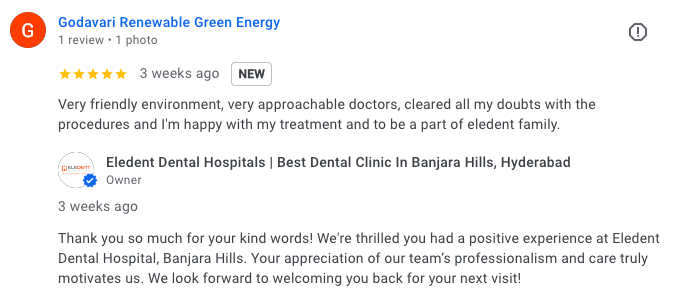 Patient testimonial